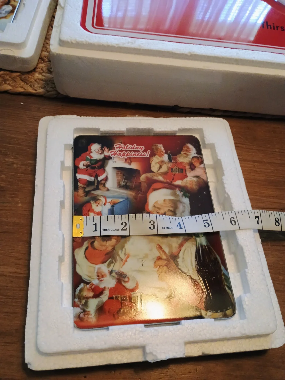 Bradford Exchange Coca Cola  Wall Clock Limited Edition W 5 Collectors Plates 09